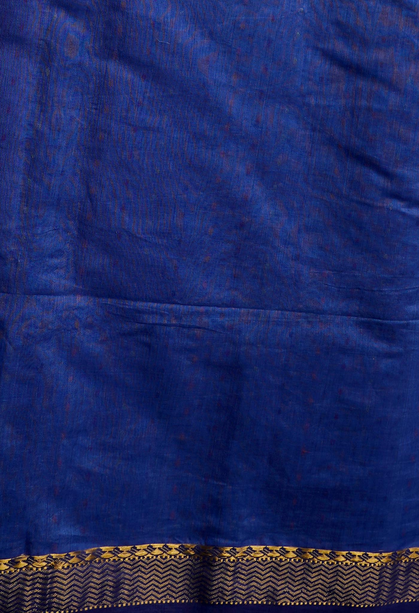 Blue Pure Handloom Dhakai Jamdhani Sico Saree-UNM65172