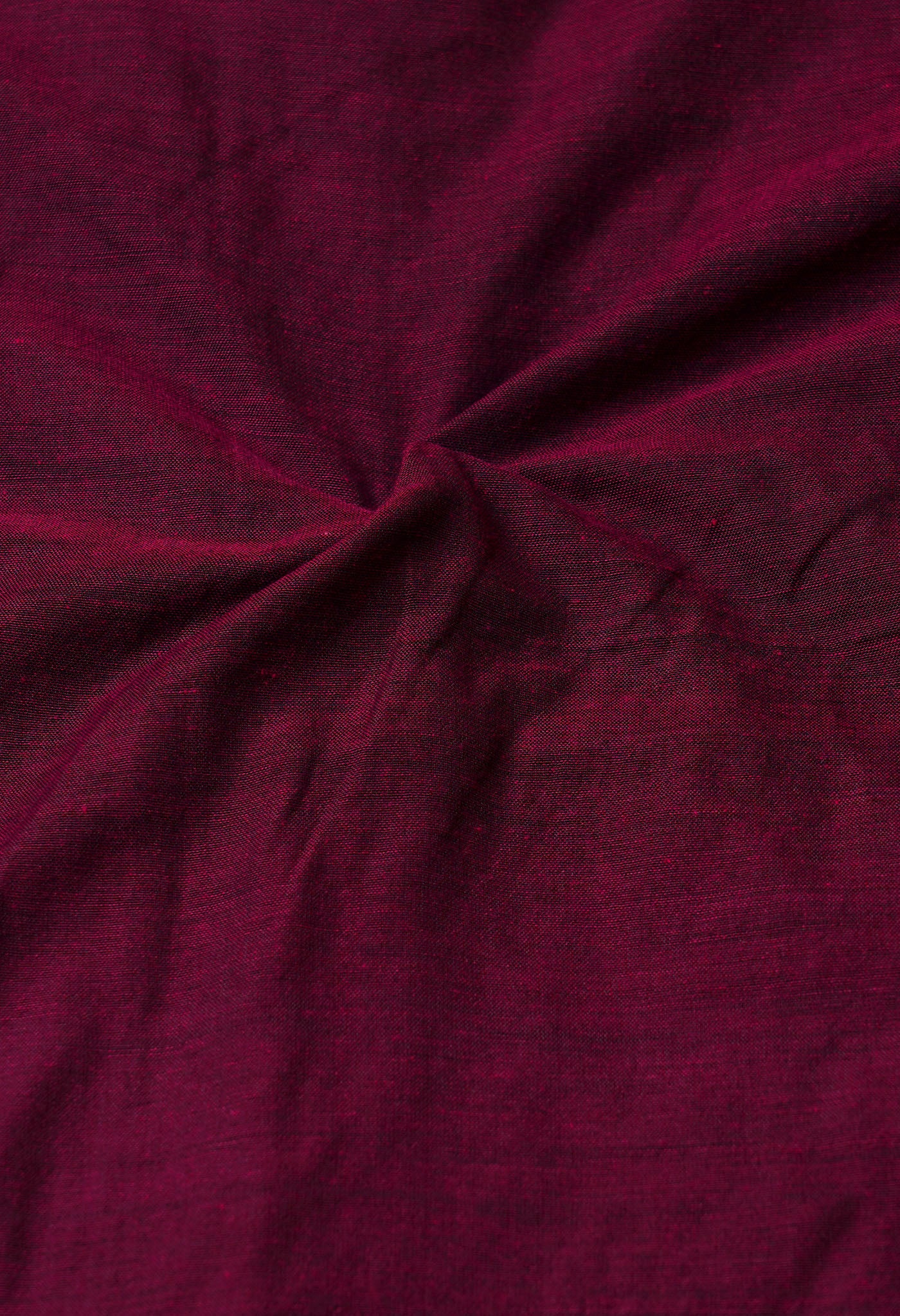 Pink-Black Pure  Cotton Linen Saree With Tassels-UNM65263