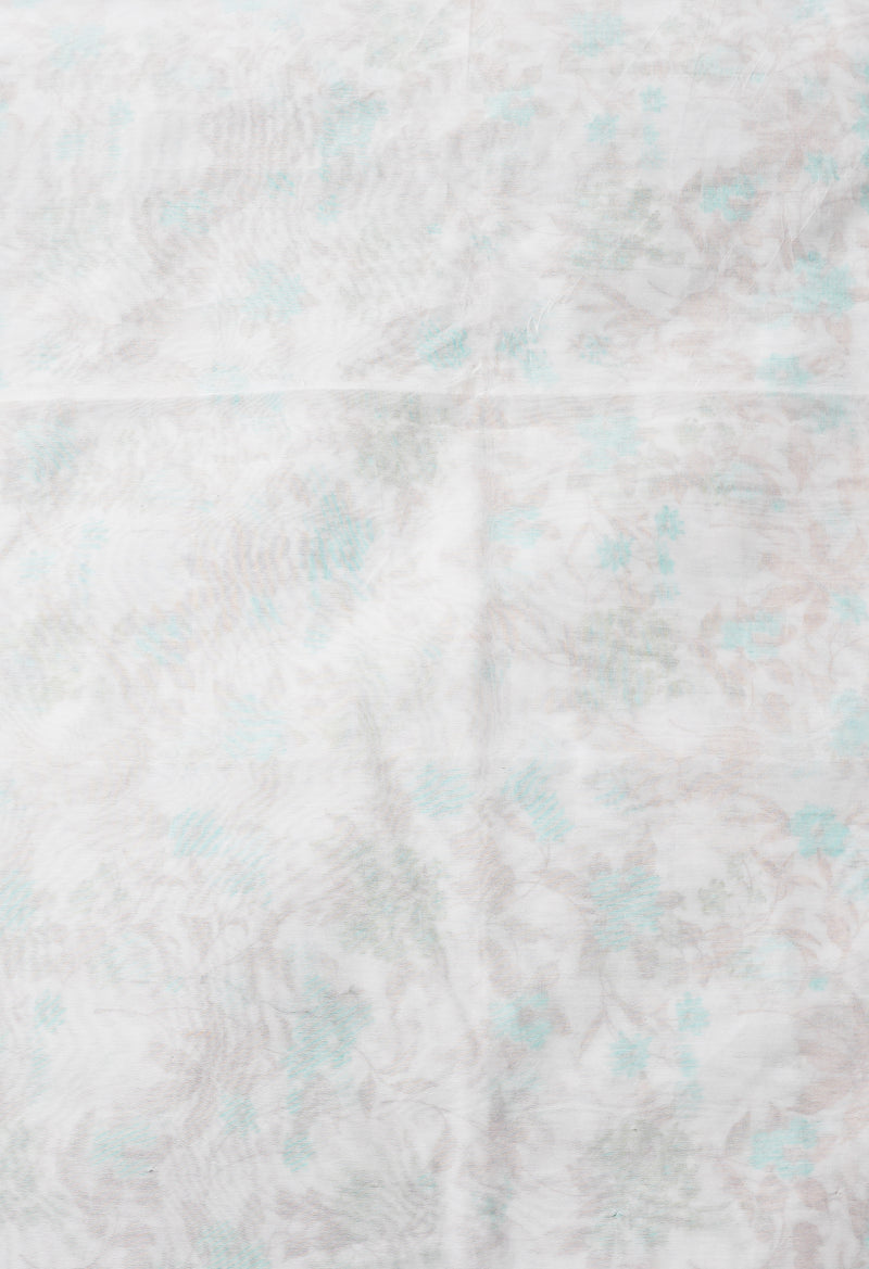 Ivory  Summer Bangalore Sico Saree-UNM65414