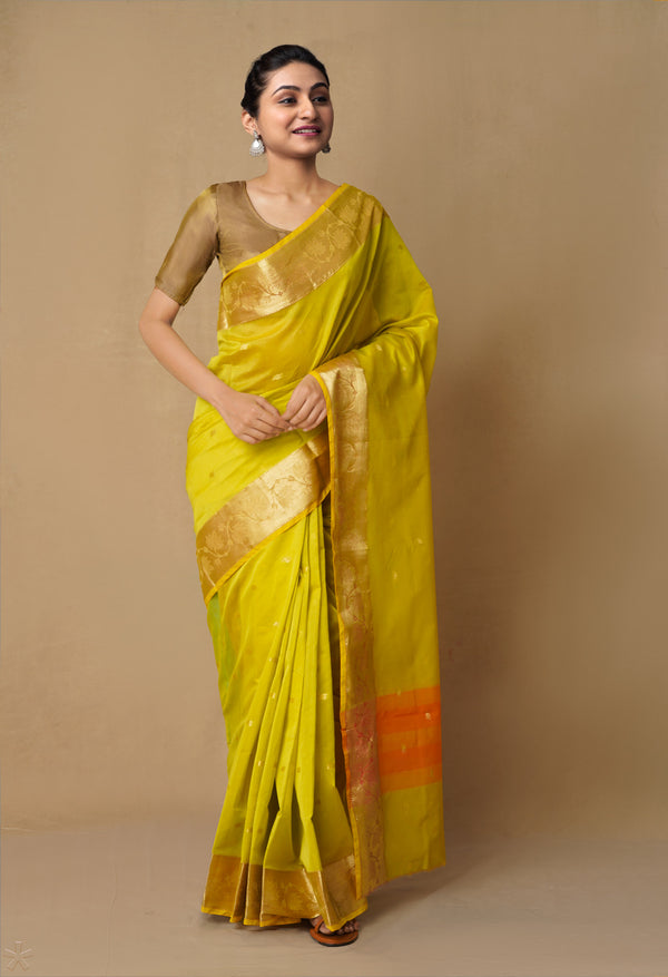 Green  Bangalore Sico Saree-UNM65495