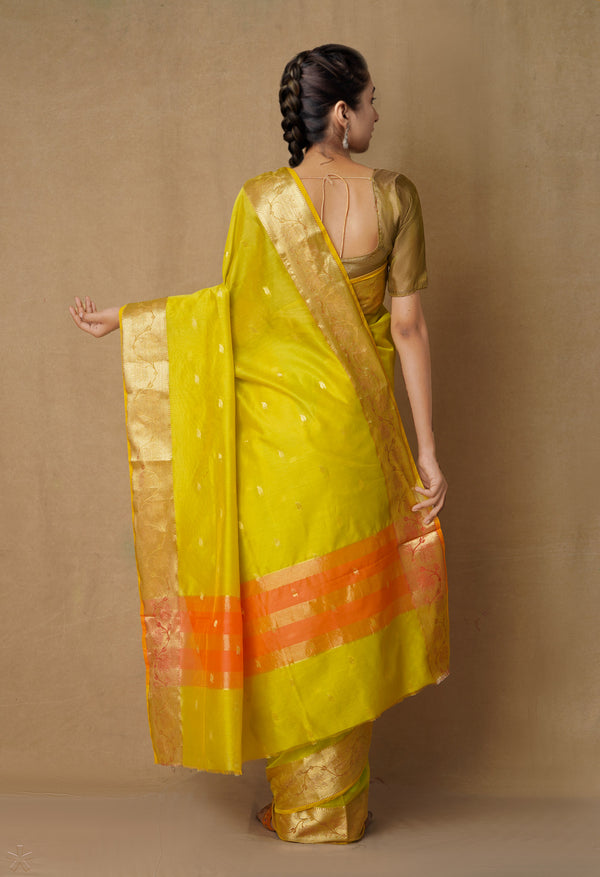 Green  Bangalore Sico Saree-UNM65495