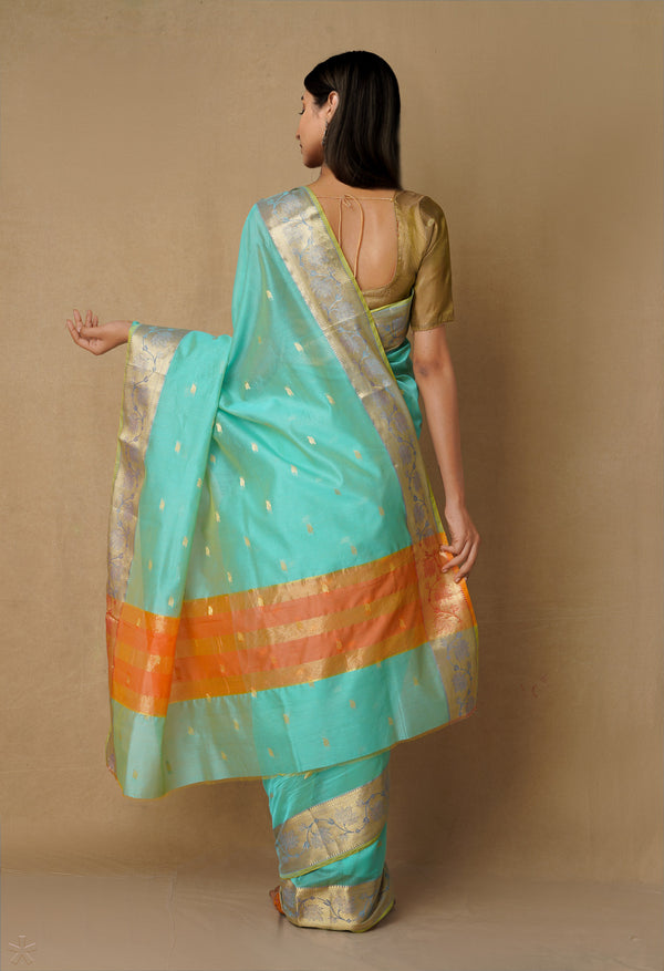 Green  Bangalore Sico Saree-UNM65499
