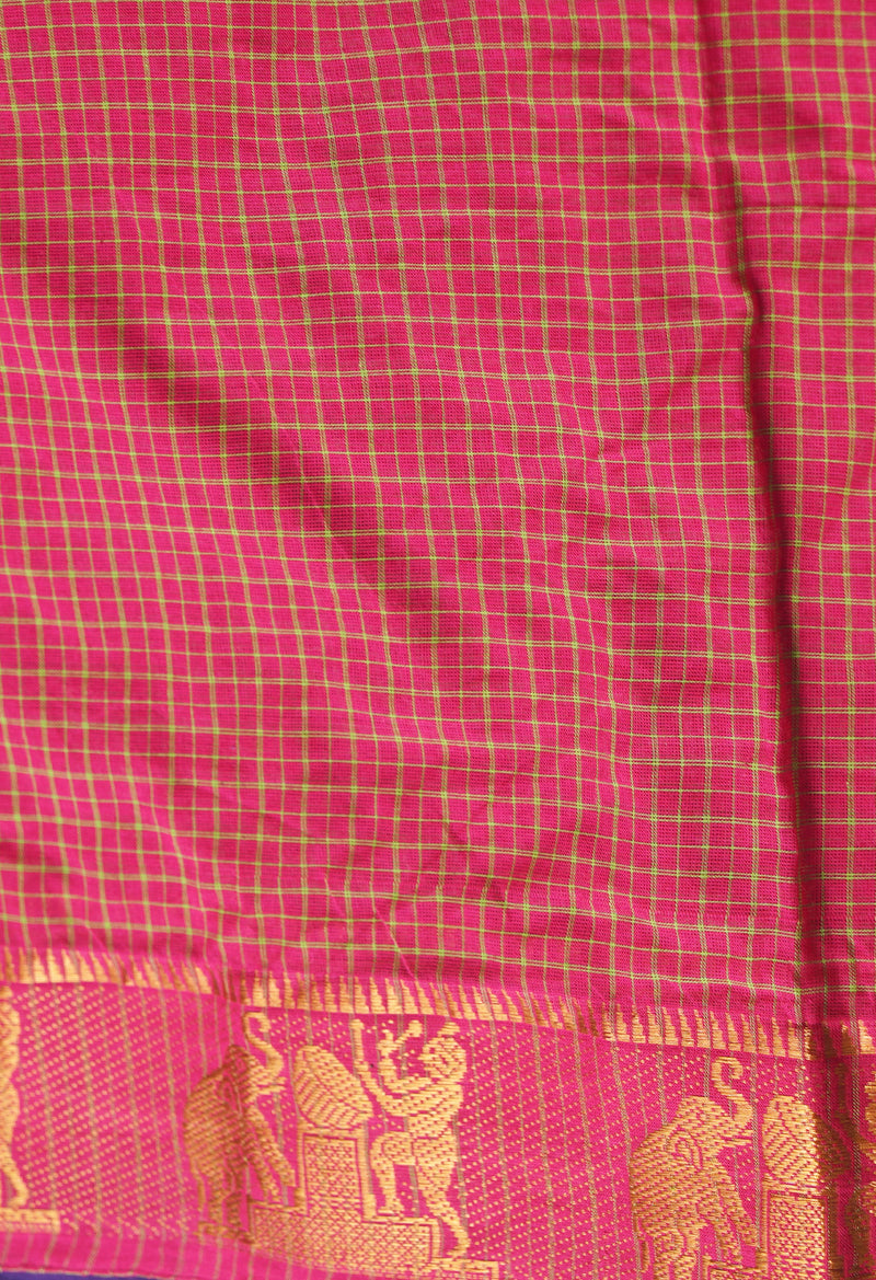 Online Shopping for Pink Pure Pavani Venkatagiri Cotton Saree with Fancy prints from Andhra Pradesh at Unnatisilks.com India