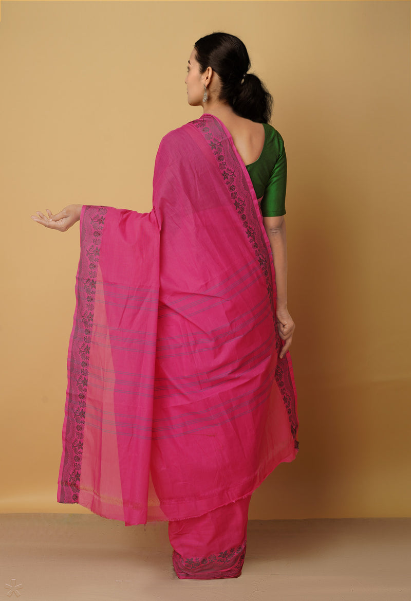 Pink Pure Pavani Venkatagiri Cotton Saree-UNM65608