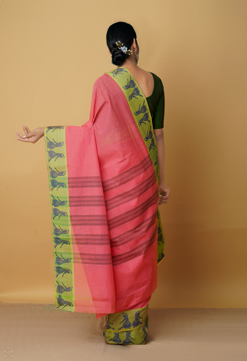 Pink Pure Pavani Venkatagiri Cotton Saree-UNM65669