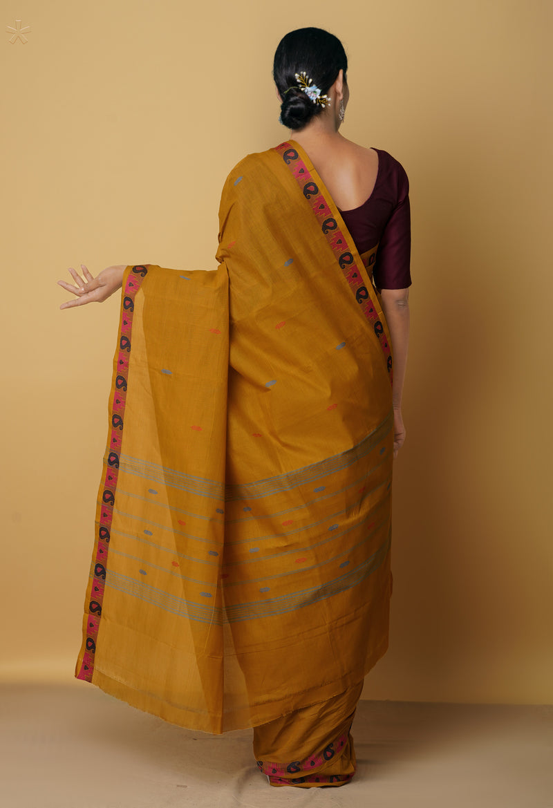 Brown Pure Pavani Venkatagiri Cotton Saree-UNM65695