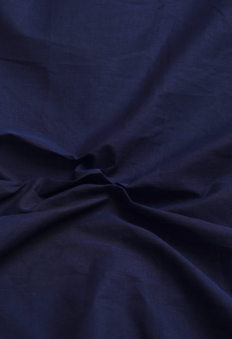 Navy Blue-Green Pure Pavani Handcrafted Kanchi Cotton Saree-UNM65916