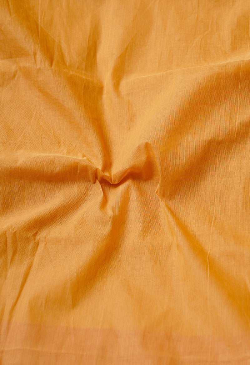 Orange Pure Pavani Handcrafted Kanchi Cotton Saree-UNM65927