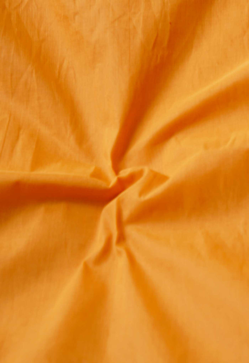 Light Orange Pure Pavani Handcrafted Kanchi Cotton Saree-UNM66000