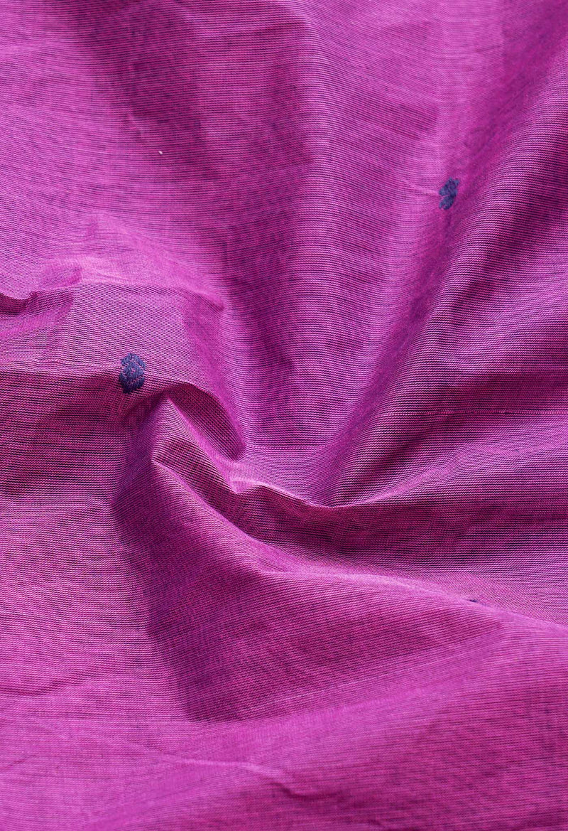 Purple Pure Pavani Handcrafted Kanchi Cotton Saree-UNM66061