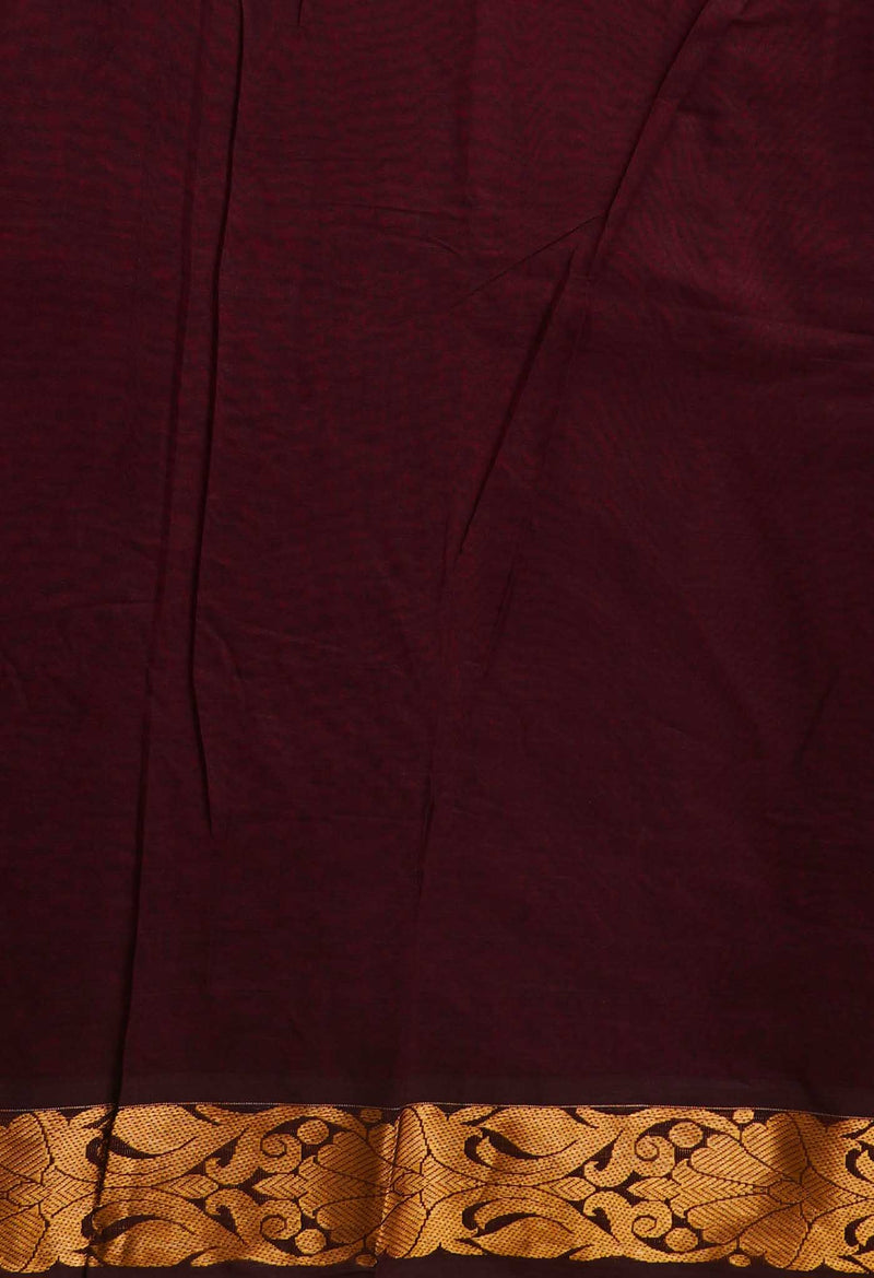 Pink Pure Handloom Gadwal Cotton Saree-UNM66285