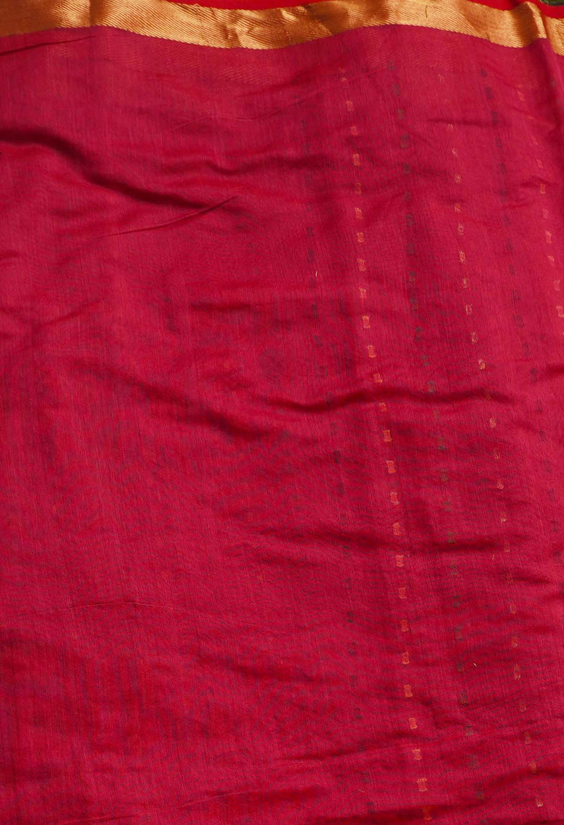 Pink Pure Handloom Maheshwari Sico Saree-UNM66297