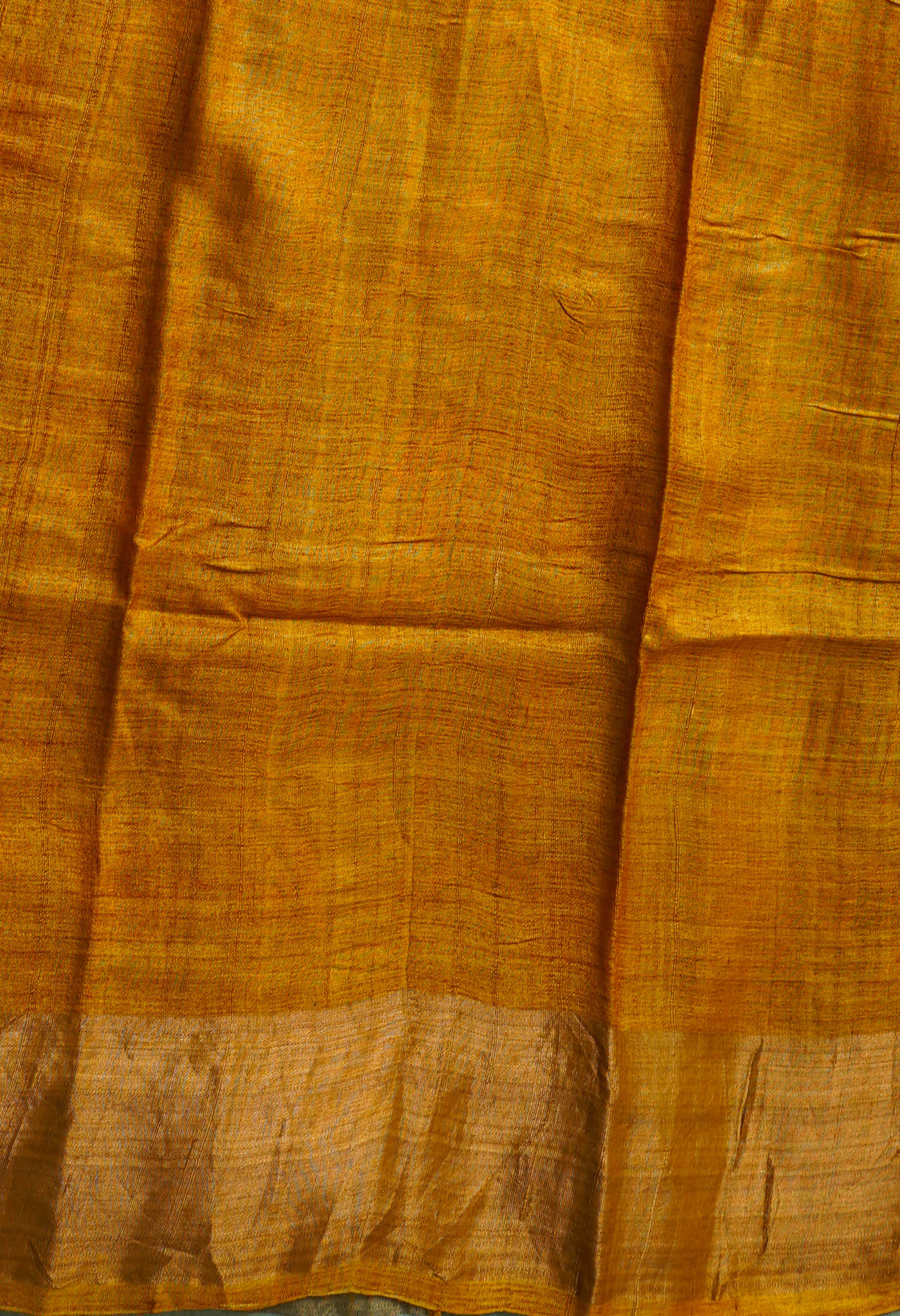 Light Green Pure Handloom Bengal Tussar Silk Saree-UNM66607