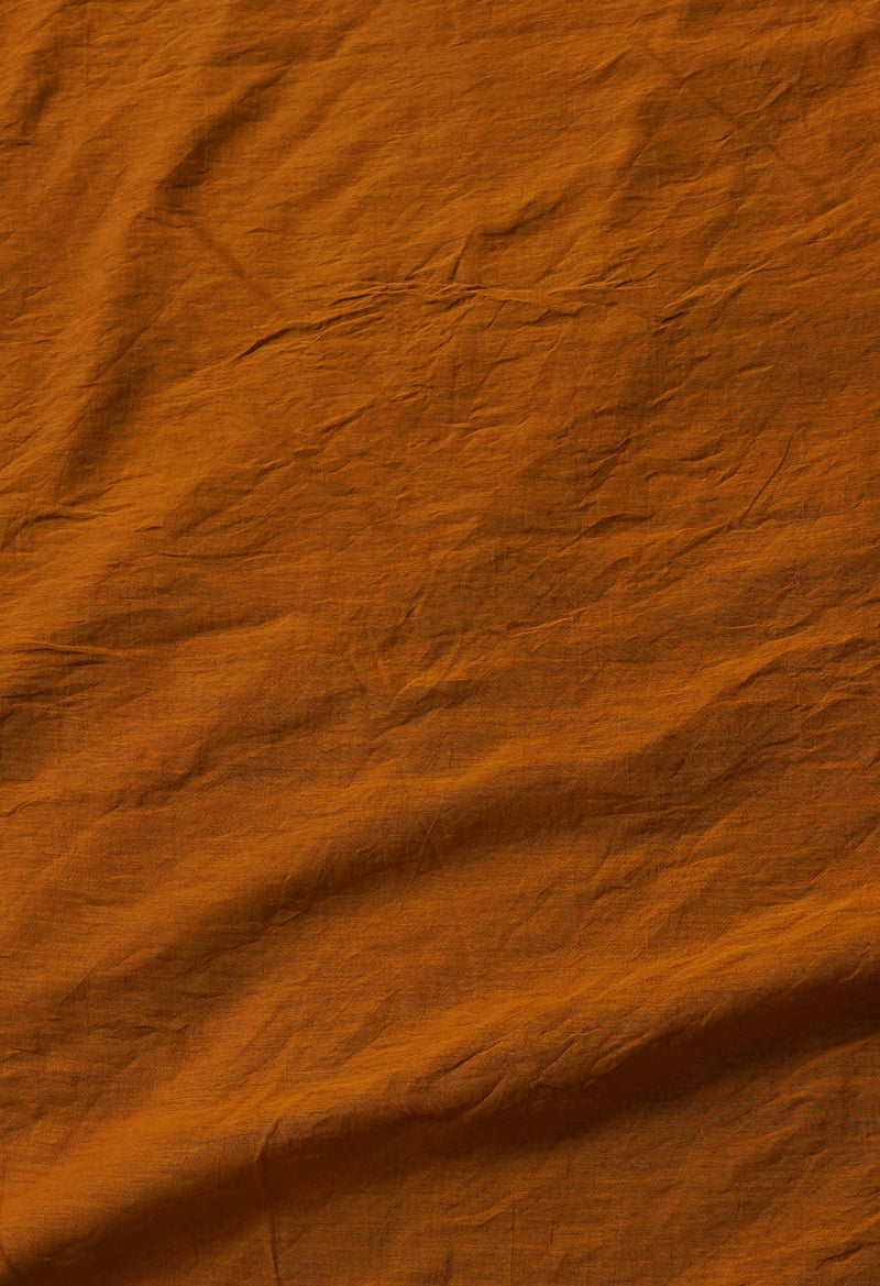 Rust Orange  Art Chanderi Bagh Printed Cotton Saree-UNM66815