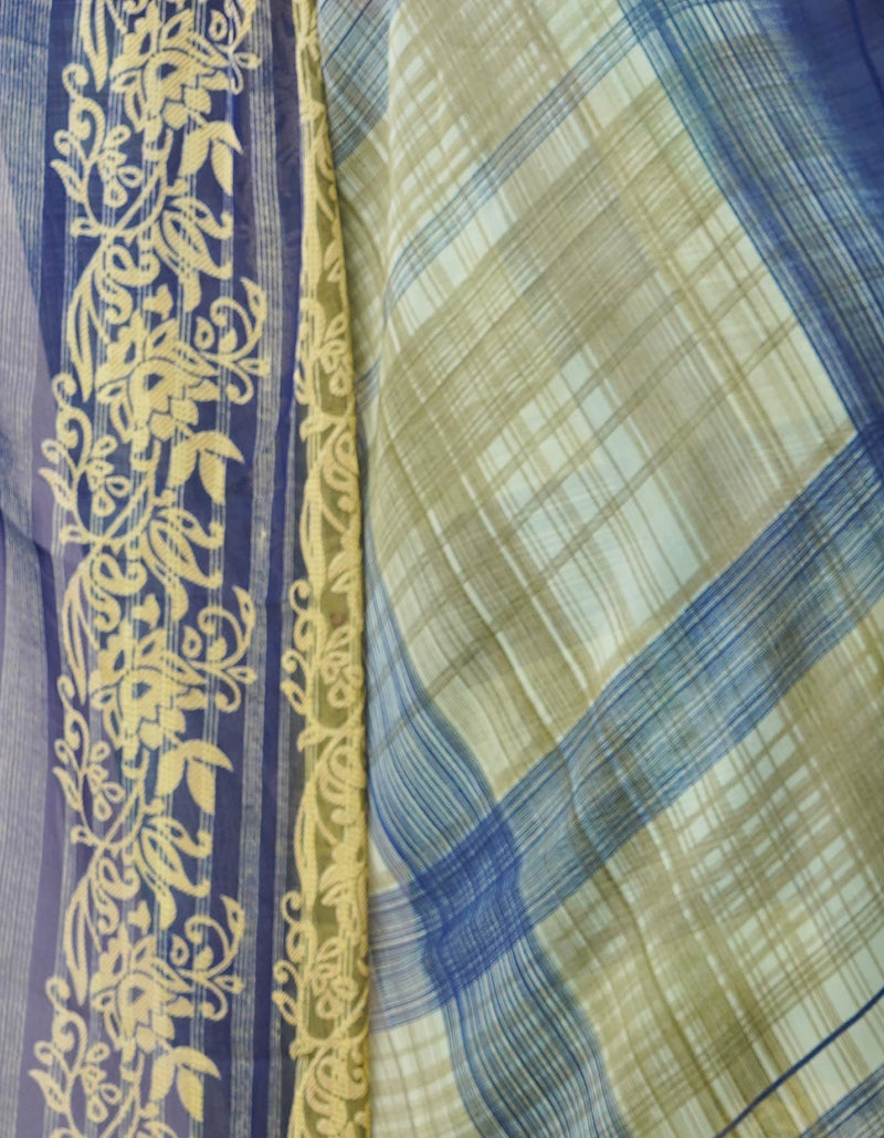 Multi  Fancy Block Printed Georgette Saree-UNM66905