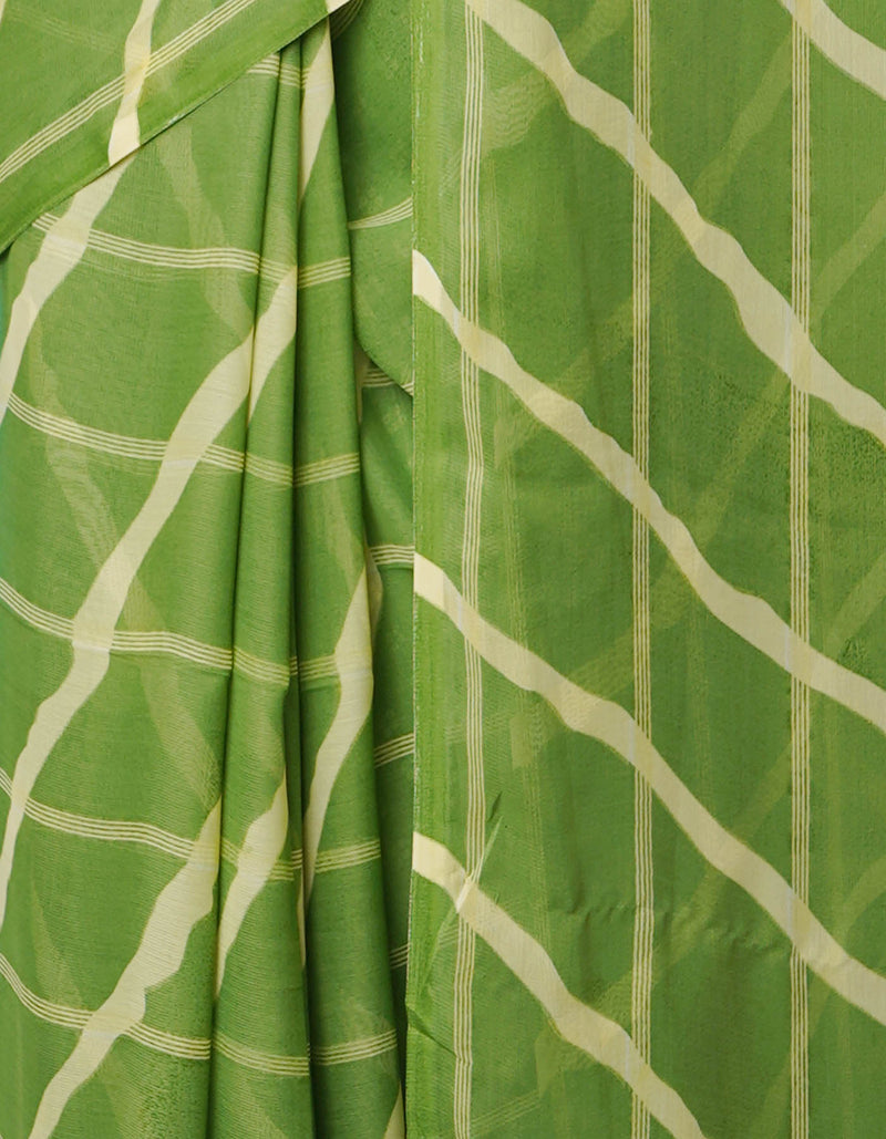 Light Green  Fancy Block Printed Georgette Saree-UNM66918