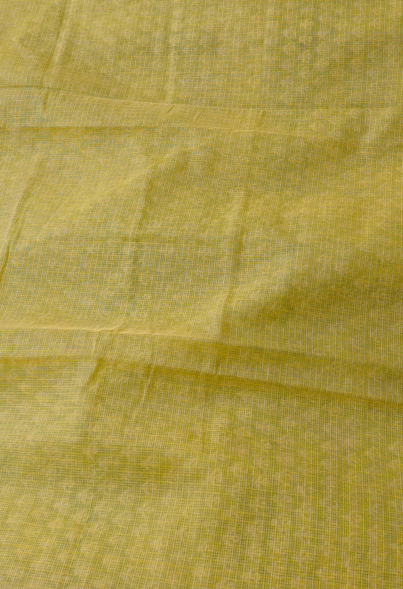 Light Green Pure Block Printed Kota Cotton Saree-UNM66950