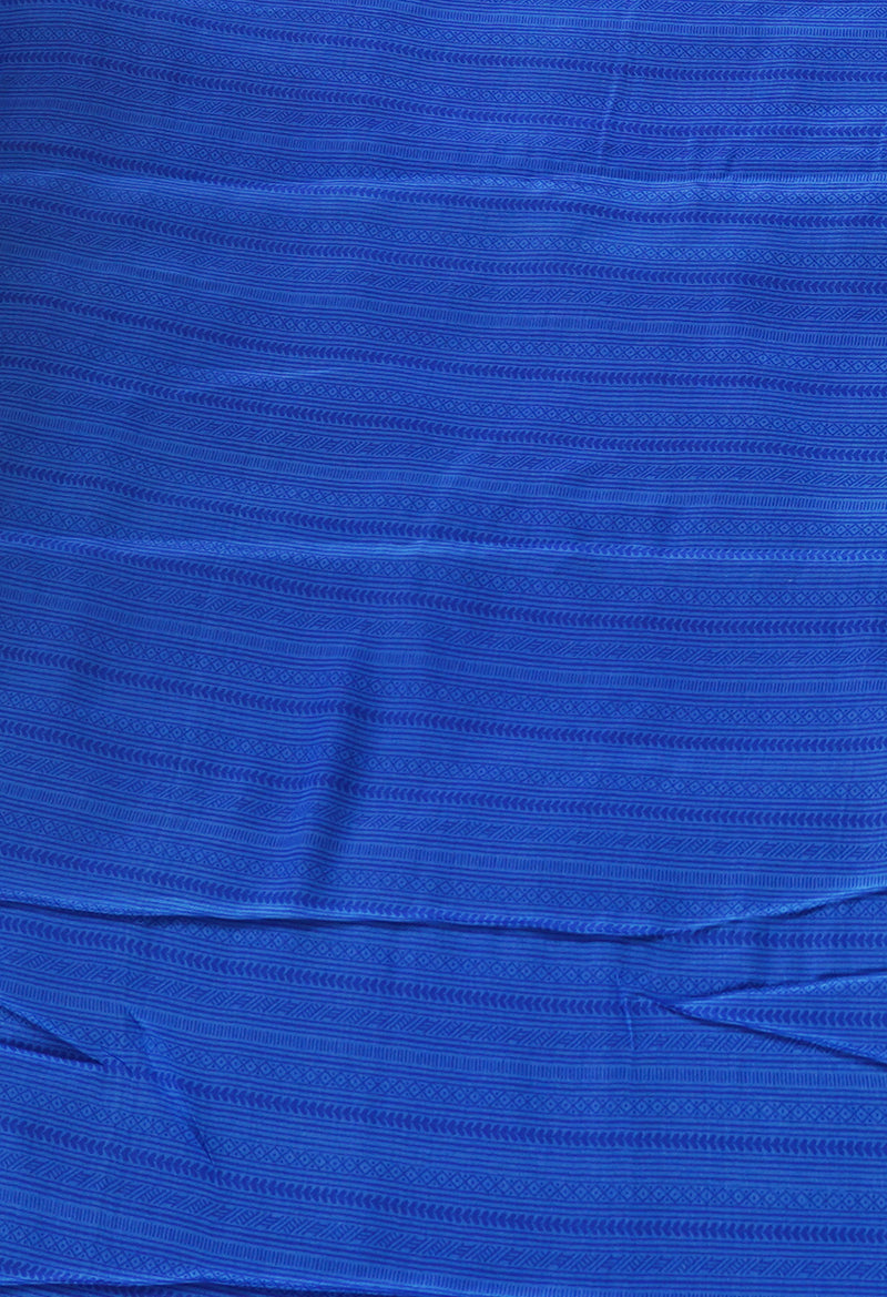 Multi  Block Printed Crepe Soft Silk Saree-UNM67298