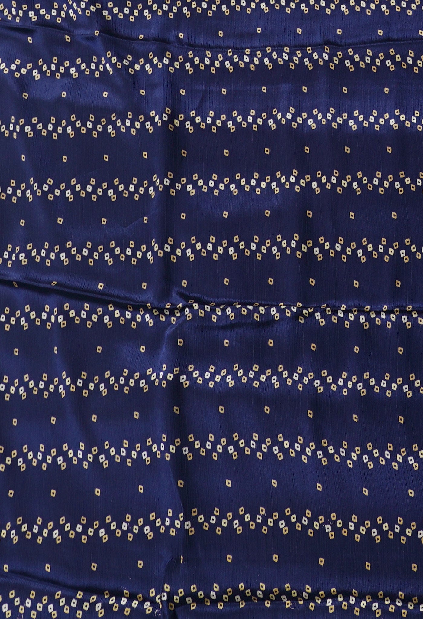 Navy-Blue Bandhani Crepe Soft Silk Saree-UNM67327