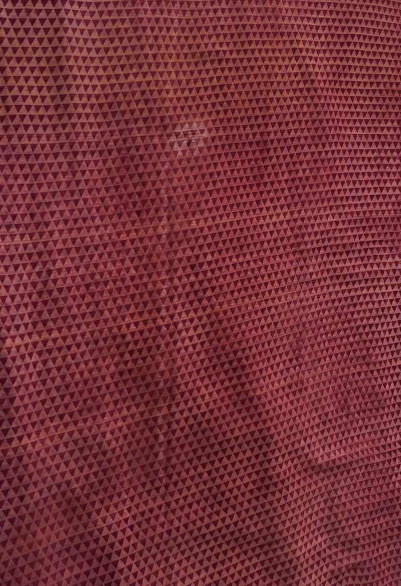 Pink  Fancy Block Printed Georgette Silk Saree-UNM67410