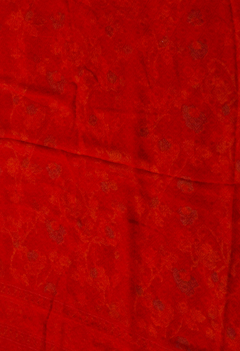 Red  Fancy Block Printed Georgette Silk Saree-UNM67422