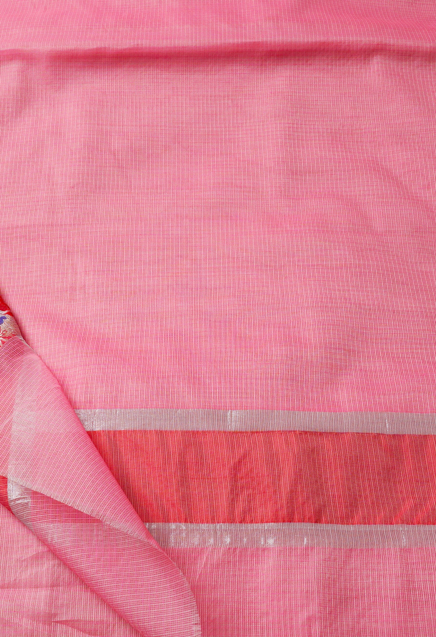 Pink  Kota Banarasi  Silk Saree-UNM67583