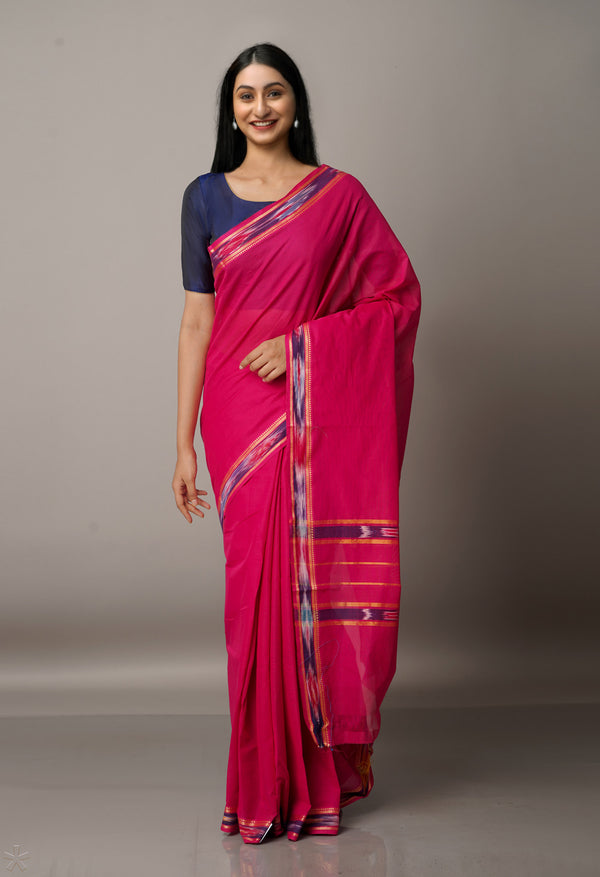 Pink Pure Pavani Venkatagiri Cotton Saree-UNM67644