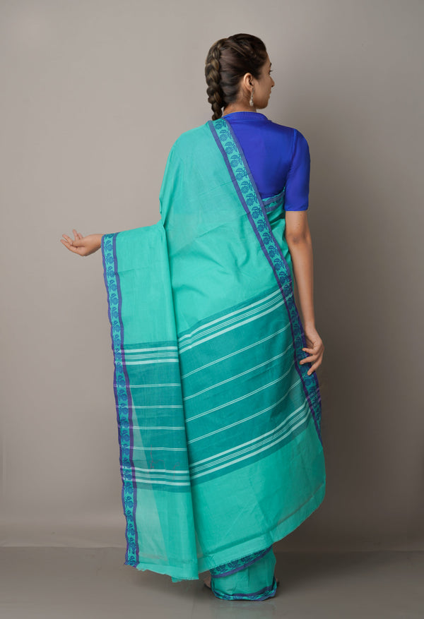 Online Shopping for Green Pure Pavani Venkatagiri Cotton Saree-UNM67660 with Weaving from Andhra Pradesh at Unnatisilks.com India