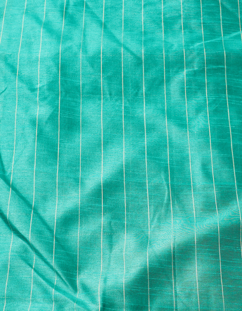 Green  Dupion Silk Saree-UNM67838