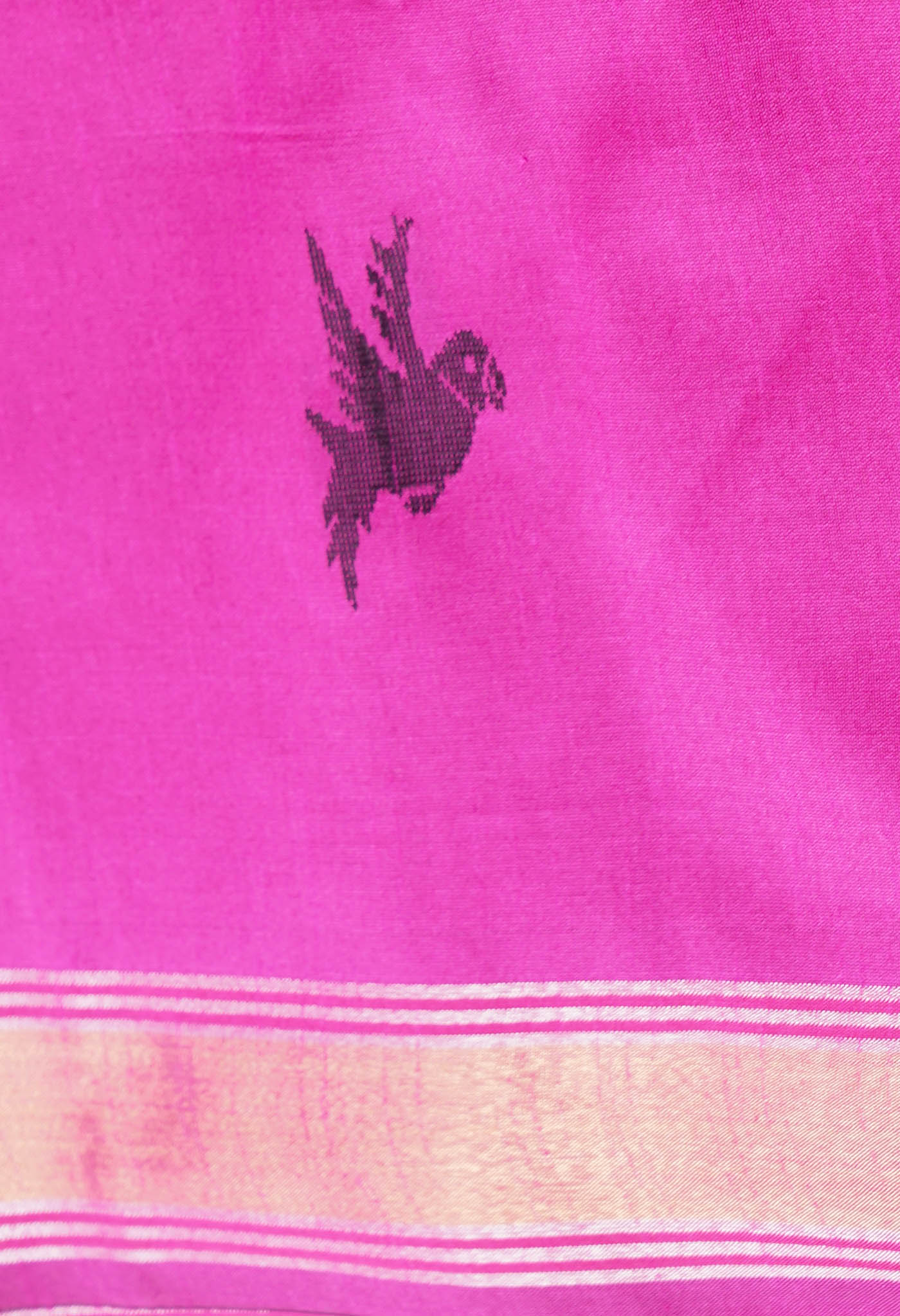 Pink  Dupion Silk Saree-UNM67868