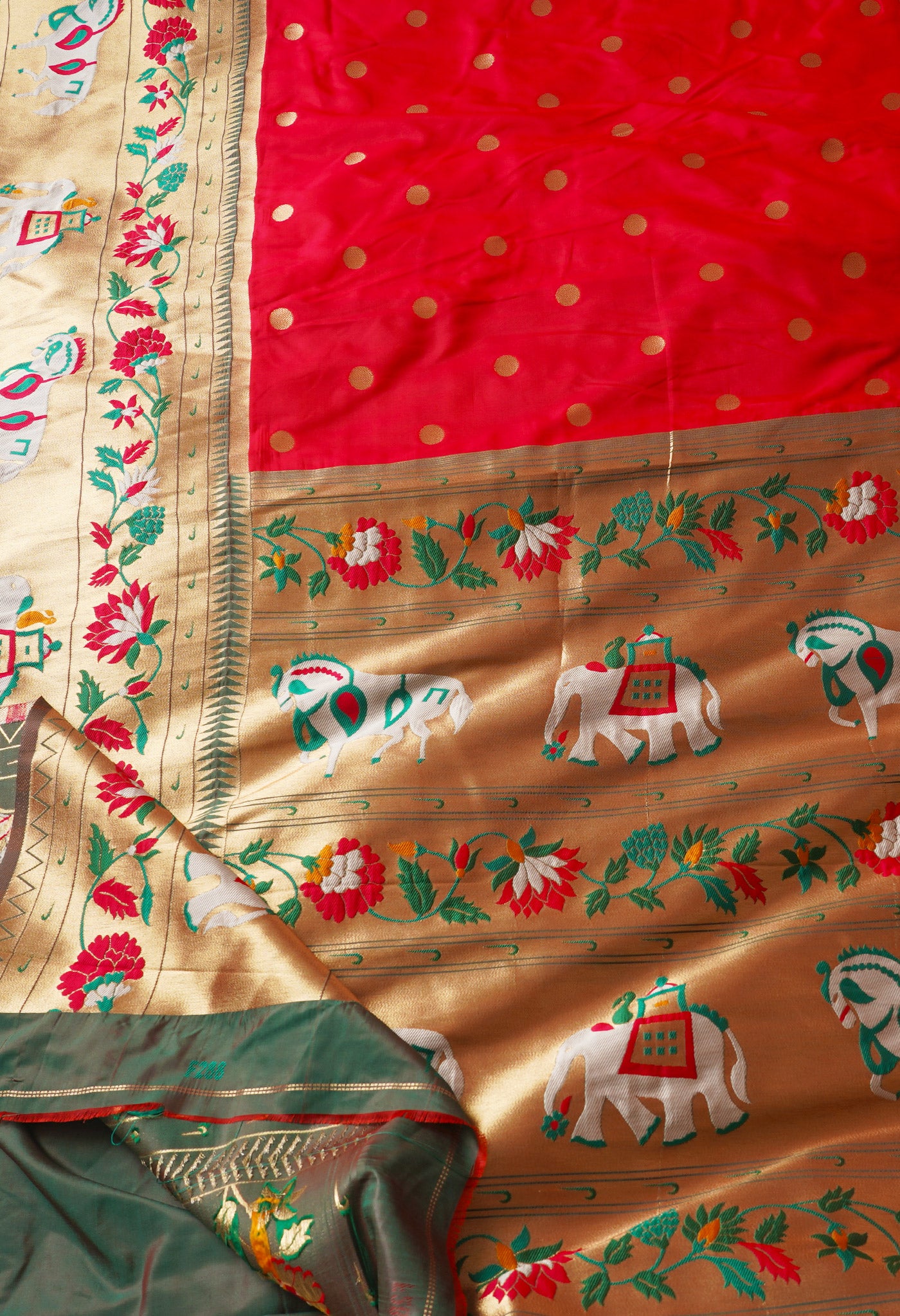 Pink  Paithani Silk Saree-UNM67900