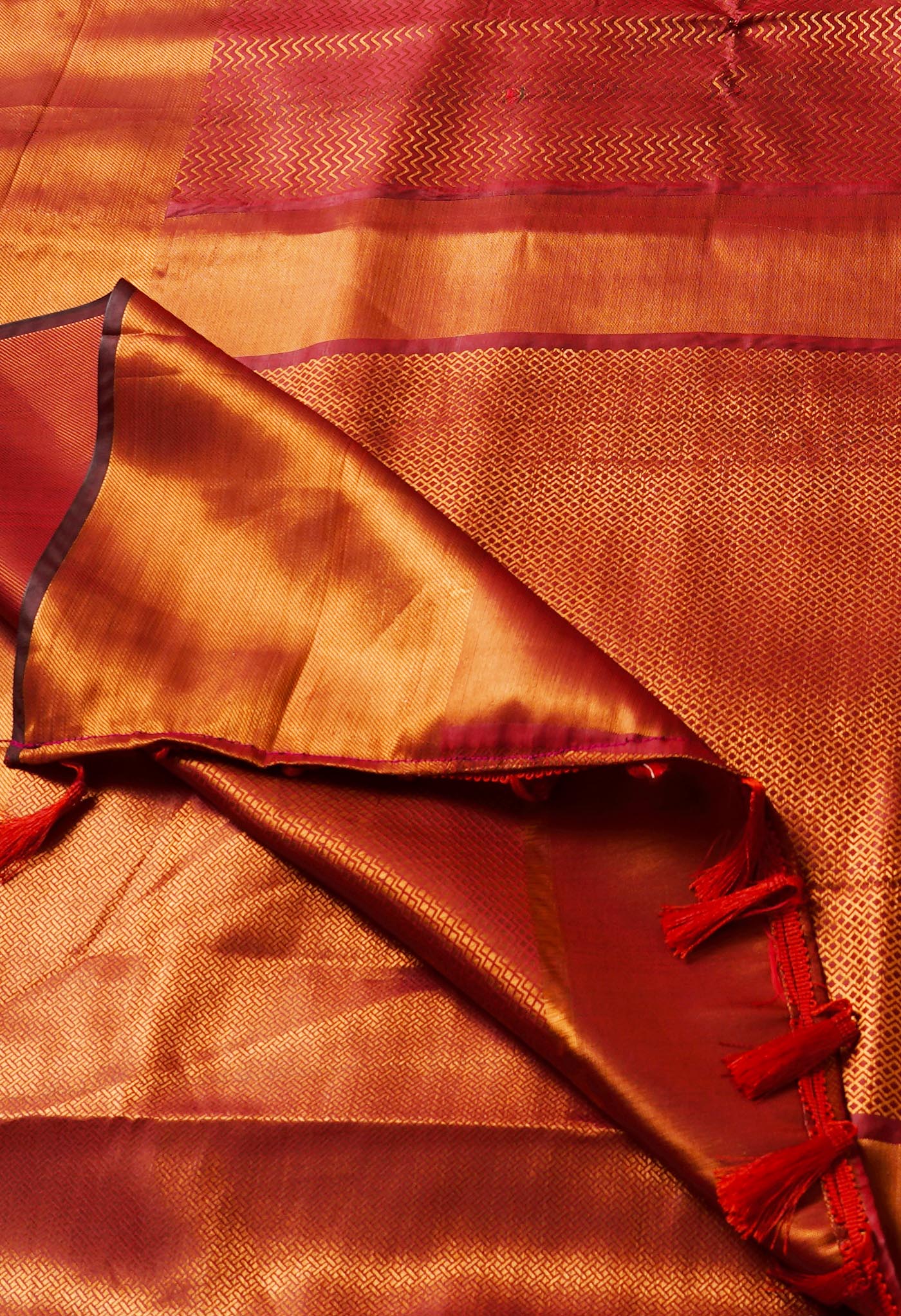 Maroon  Fancy Banarasi Silk Saree-UNM67936