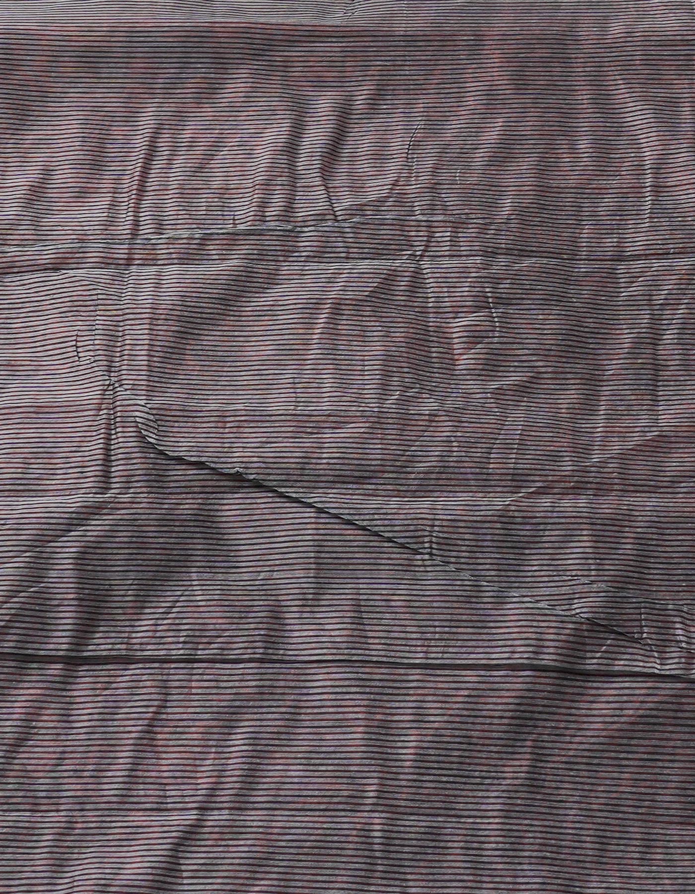 Peach Red  Chanderi Sico Saree-UNM68097