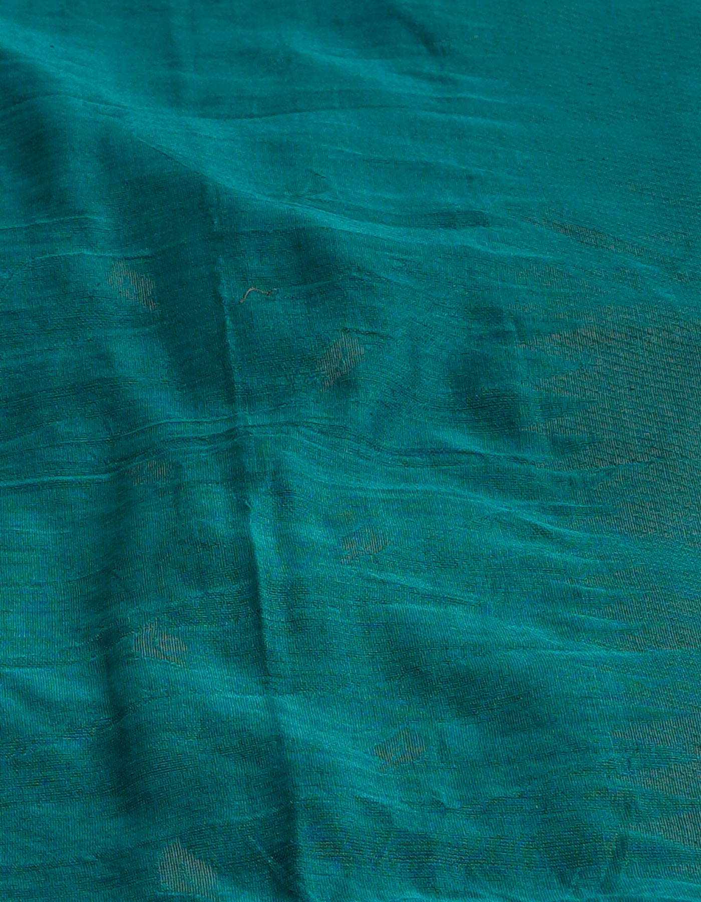 Green Handloom Jamdhani Bengal Sico Saree-UNM68382