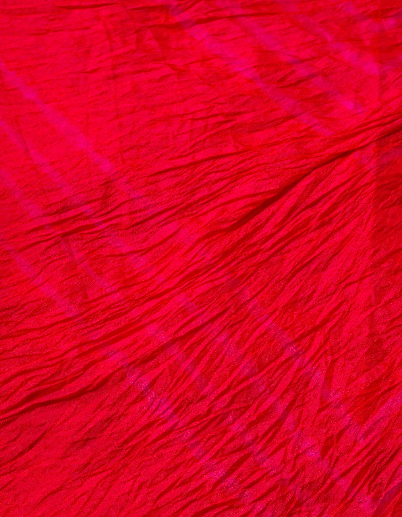 Red  Bandhani Soft Silk Saree-UNM68414