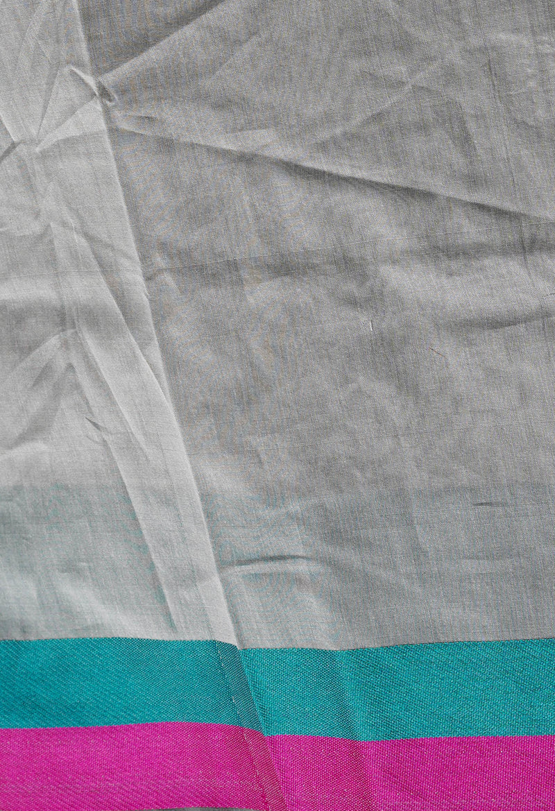 Grey  Bangalore Sico Saree-UNM68507