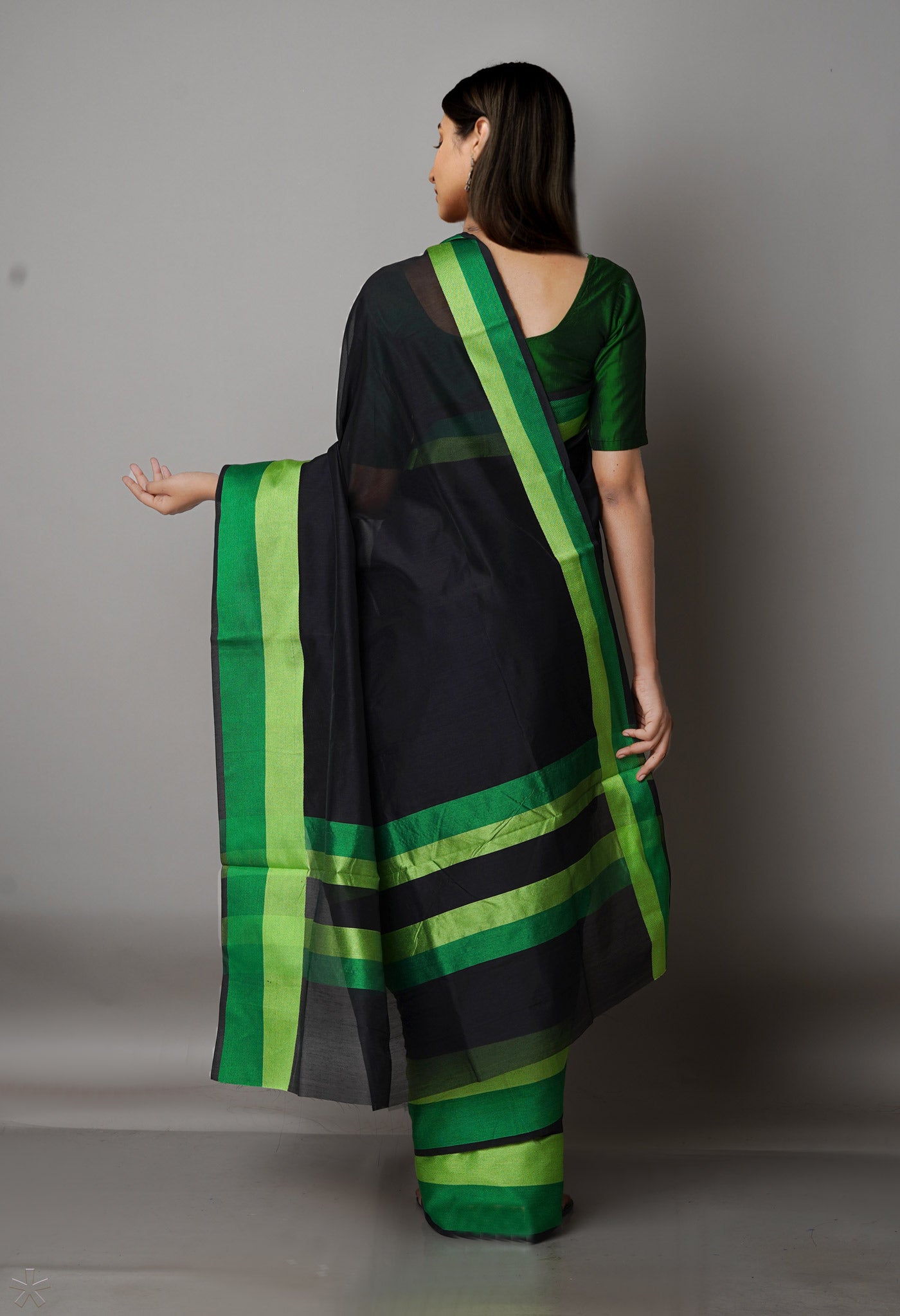 Black  Bangalore Sico Saree-UNM68510