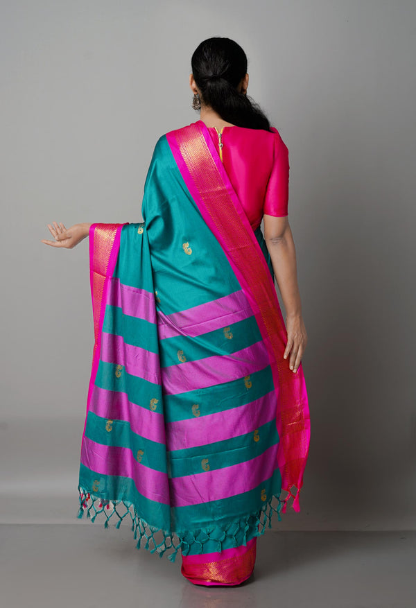Green  Fancy Pattu South Silk Saree-UNM68807