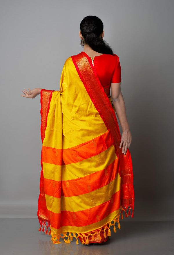 Light Mehndi Green  Fancy Pattu South Silk Saree-UNM68824