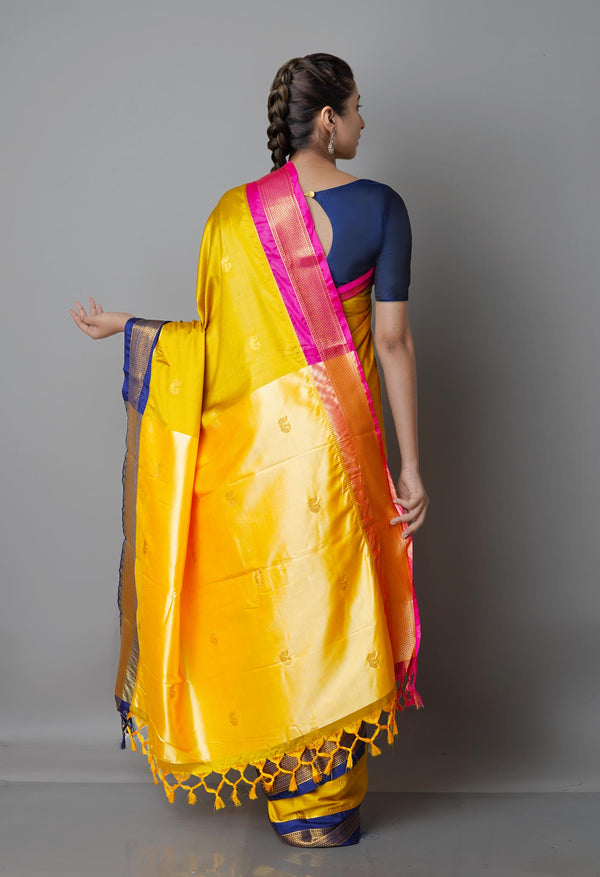 Mehndi Green  Fancy Pattu South Silk Saree-UNM68826