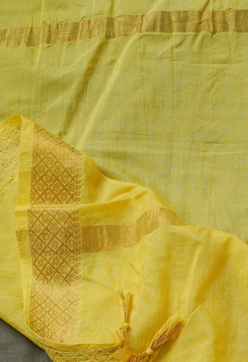 Olive Green  Mangalgiri Soft Silk Saree-UNM69219