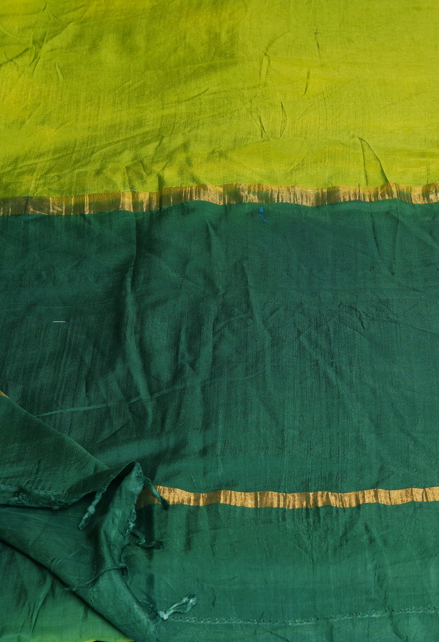 Green  Mangalgiri Soft Silk Saree-UNM69499