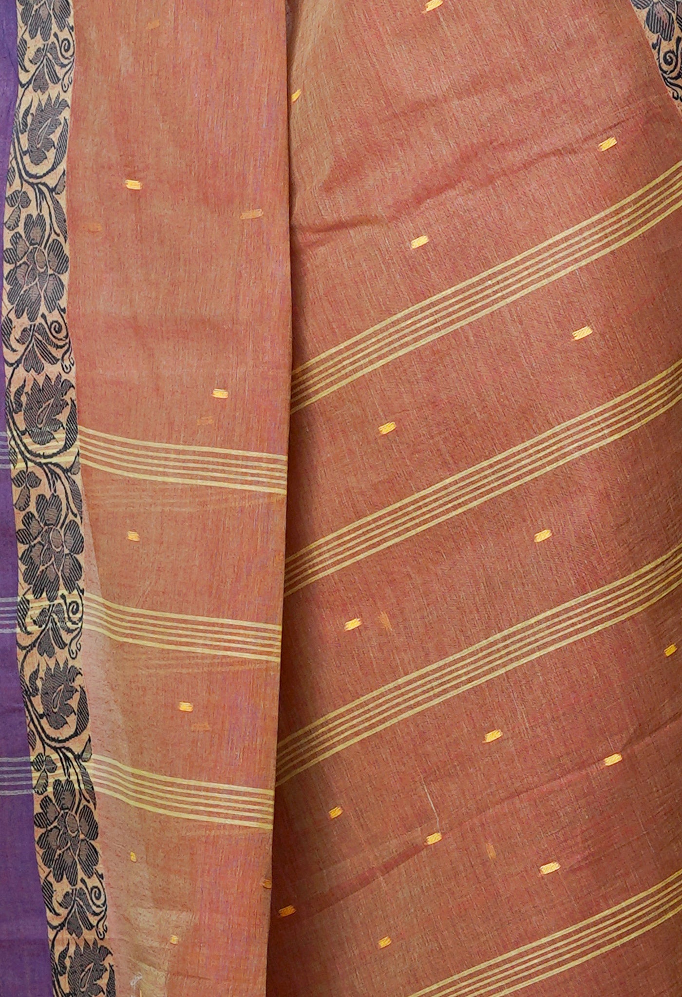Green Pure  Handloom Superfine Bengal Cotton Saree-UNM69590