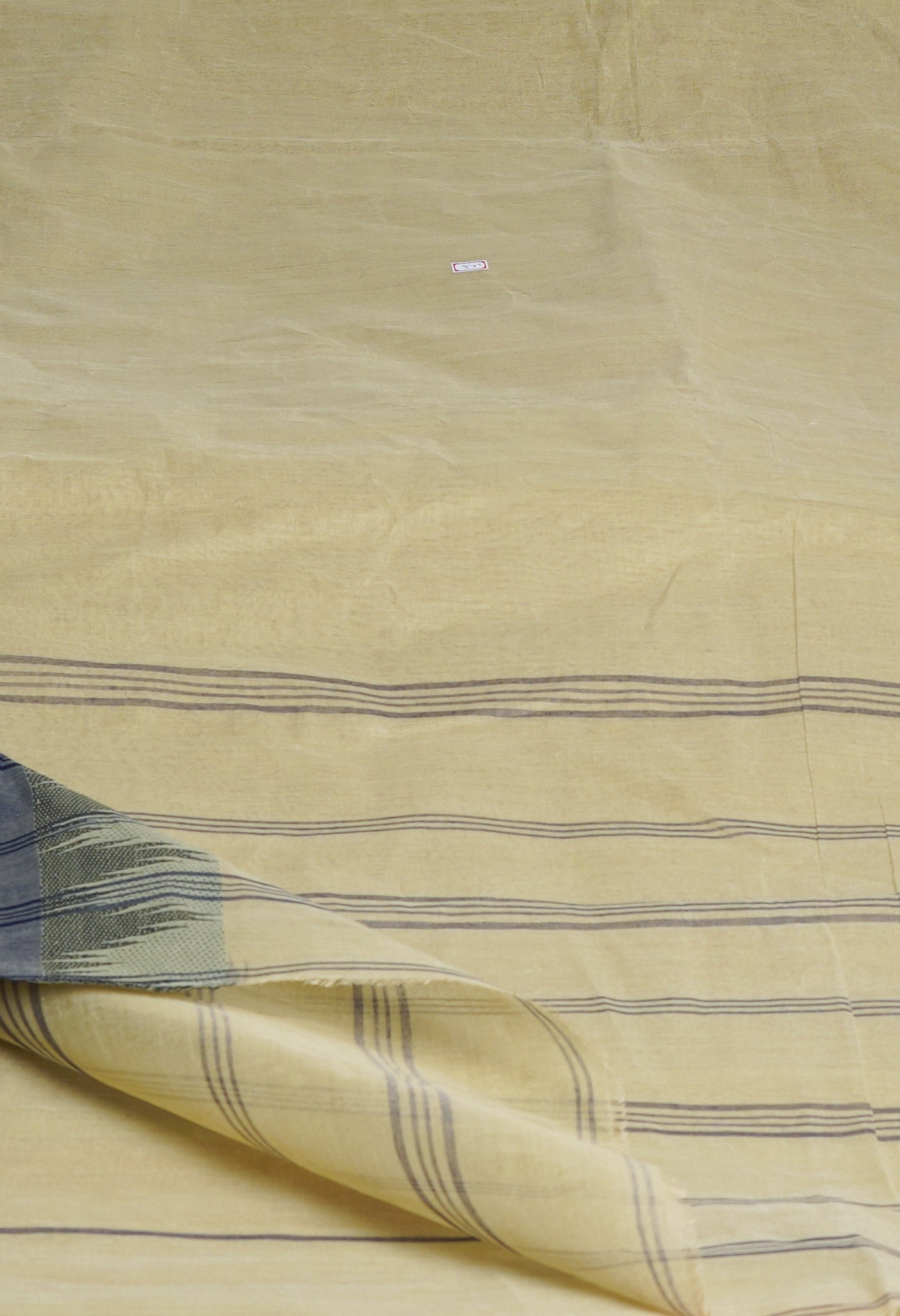 Beige Pure  Handloom Superfine Bengal Cotton Saree-UNM69628