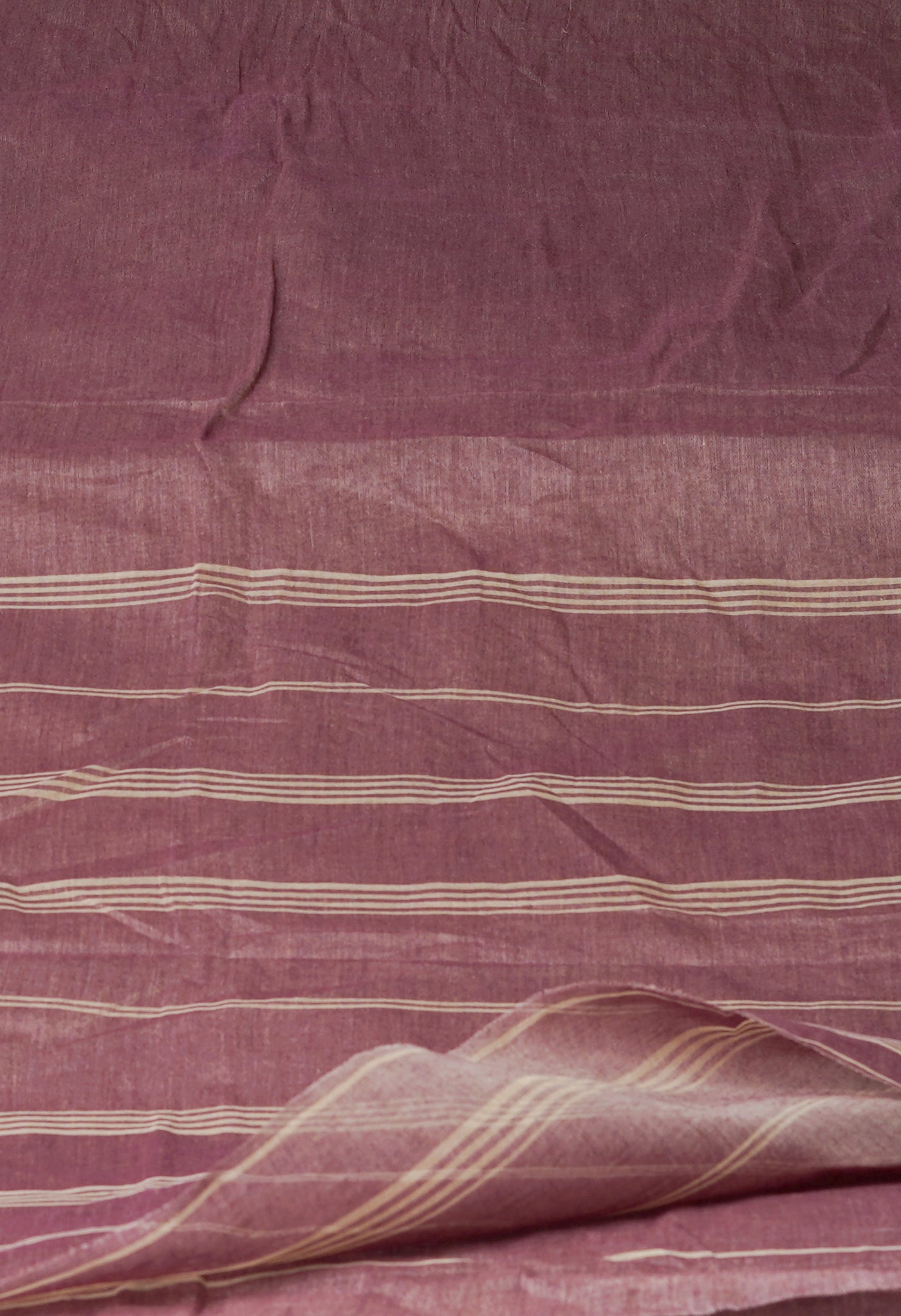 Pink Pure  Handloom Superfine Bengal Cotton Saree-UNM69647