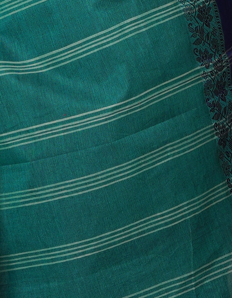 Green Pure  Handloom Superfine Bengal Cotton Saree-UNM69658