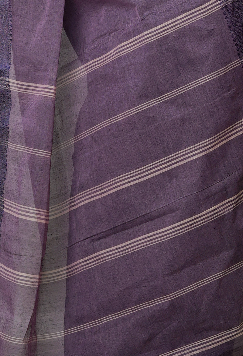 Pink Pure  Handloom Superfine Bengal Cotton Saree-UNM69664