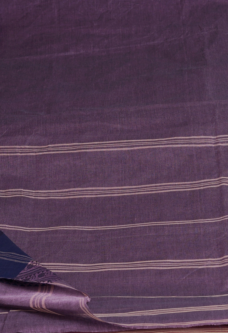 Pink Pure  Handloom Superfine Bengal Cotton Saree-UNM69698