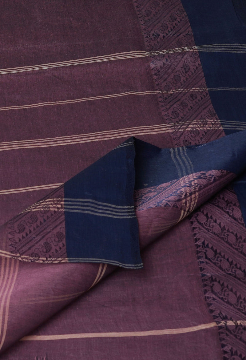 Pink Pure  Handloom Superfine Bengal Cotton Saree-UNM69708