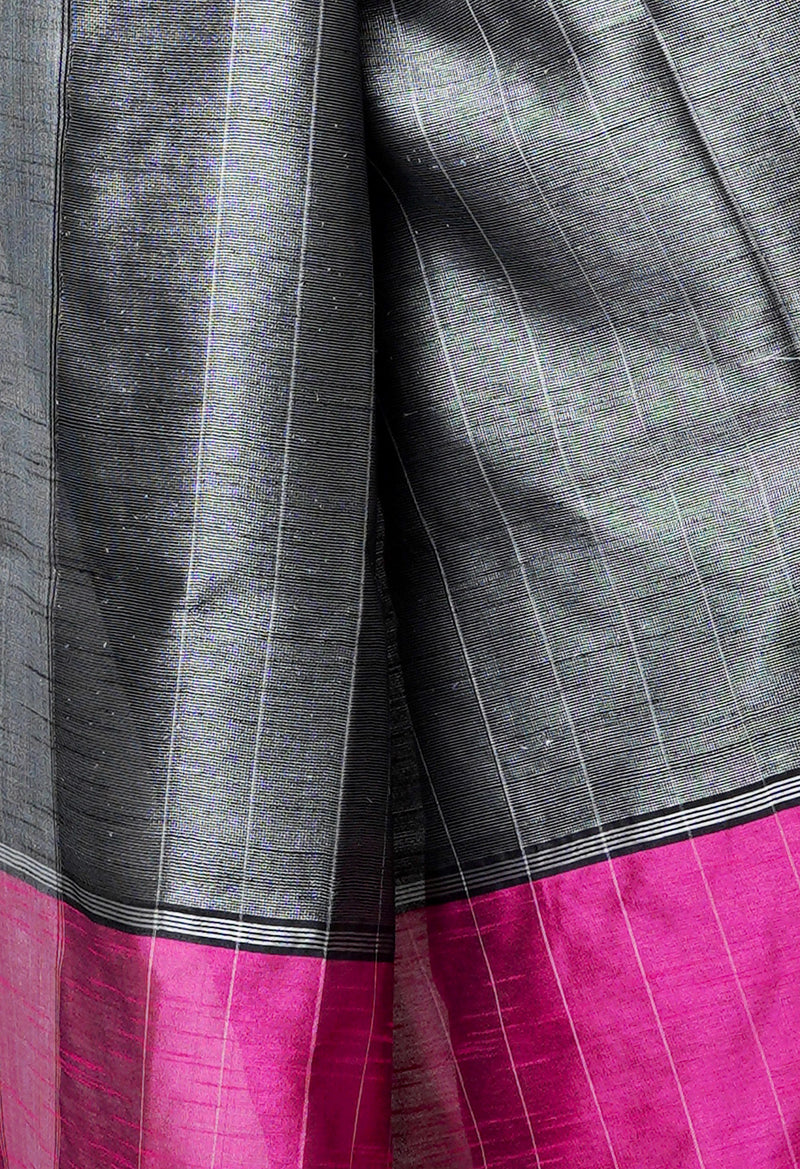 Pink  Dupion  Silk Saree-UNM69824